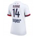 Paris Saint-Germain Desire Doue #14 Bortedrakt Dame 2025-26 Korte ermer